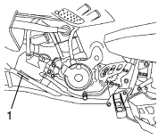 Polaris Predator VIN sijainti esimerkki