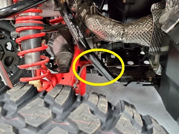 Polaris ATV VIN oikea takapyöräkotelo