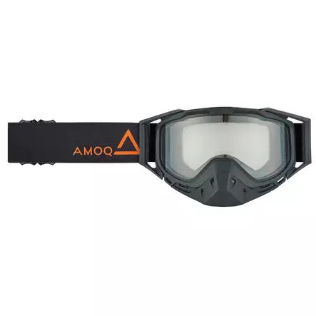 AMOQ Youth Snow Goggles Black-Orange, clear lens - Motorsport varaosat ja tarvikkeet - D520290 - 1