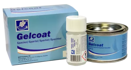 BHP Gelcoat-täyte 100g 50008 harmaa sis. kovetin - Lasikuitutarvikkeet - D138500 - 1