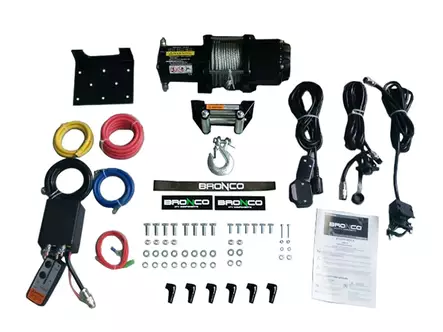 BRONCO GEN II WINCH 4500 Wire - Mönkijän vinssit - D120030 - 2