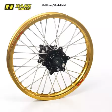 Haan wheel CRF450 13- 17-5,00 GOLD RIM/BLACK HUB - Moottoripyörän vanteet - D490950 - 1