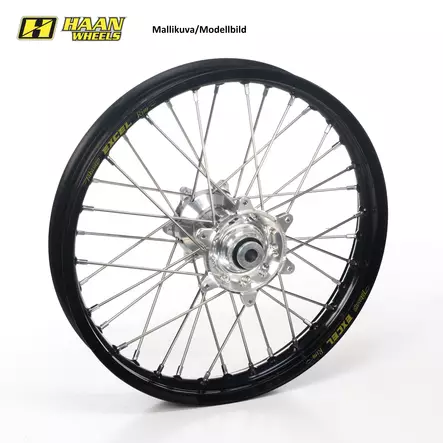 Haan wheel KTM SX/SX-F 15-.. EXC/F 16-.. 21-1,60 ALU HUB/BLACK RIM - Moottoripyörän vanteet - D410550 - 1