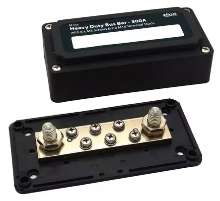 Heavy Duty BusBar kytkentäkisko 2x10mm - 6x5mm - Veneen kytkentäkiskot - D160010 - 1