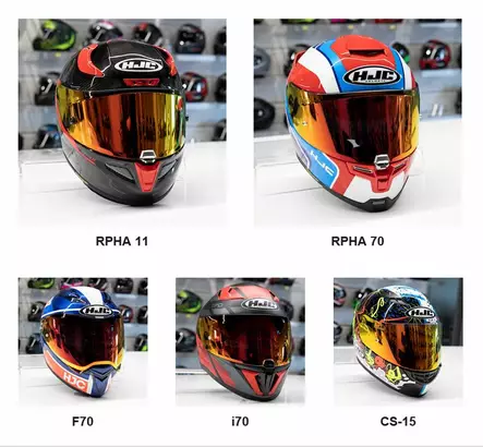 HJC Visiiri HJ-42 Fire Red Mirror RPHA 12 Pinlock Prepared - Kypärän visiirit - D499560 - 1