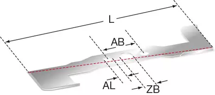 Marazzini ruohonleikkurin terä 20 1291 00 - Tarvikevaraosat - 20-1291-00 - 1