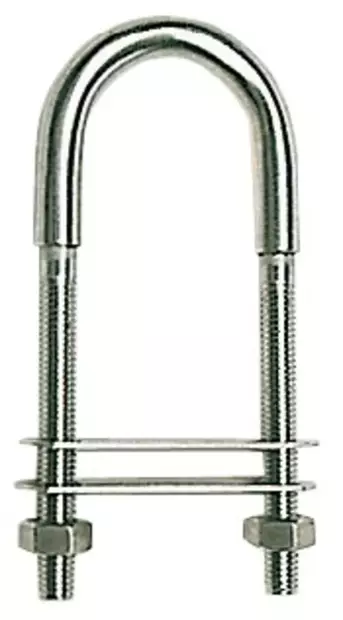 Osculati keulasilmukka RST 10x135mm / levyt 70x20mm - Veneen keulasilmukat - D124800 - 1