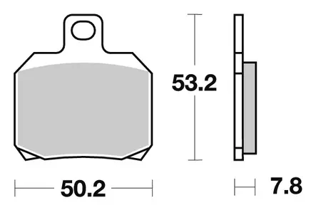 Sbs Jarrupalat HM Scooter - Mopon ja skootterin jarrupalat - D241550 - 1