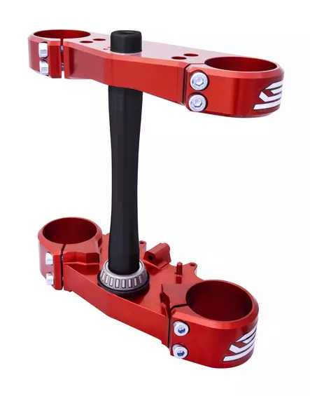 Scar Triple Clamps - Honda Offs:22mm Red color - Moottoripyörän T-kappaleet - D269130 - 1