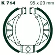 AIR Bromsbackar K 714 95x20mm parvis - Moottoripyörän jarrukengät - D280470 - 1