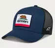 Alpinestars Lippis Cali 2.0 Trucker Snapback Tummansininen One Size - Pipot - D538180 - 1