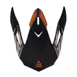 AMOQ Meteor V2 Lippa Axis Musta/Oranssi - Offtoad kypärien lipat - D517370 - 1