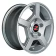 Barzetta Carrello Silver kärryn vanne 5.5x14 - Asuntovaunun ja peräkärryn vanteet - 499-87480 - 3