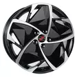 Barzetta Elettrico Black Polished Sähköauton alumiinivanne 7.5x18 - 18-tuumaiset alumiinivanteet - 499-183650 - 1
