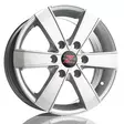 Barzetta Toro Silver Pakettiautoihin TARJOUS! alumiinivanne 7x17 - 17-tuumaiset alumiinivanteet - 499-65370 - 1