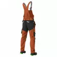 Bibpants w hanging pockets titan flexpro, brown c58/200, pesso - Työhaalarit - 503-DP125R-C58-200 - 2