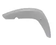 Etulokasuoja, Harmaa, Tunturi Pappa - Mopon ja skootterin lokasuojat - D480030 - 1