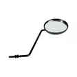 Forte Peili, Vasen / Oikea, Yleismalli, Musta, M8 / Pantakiinnitys - Mopon ja skootterin peilit - D479040 - 1