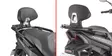 Givi Spec. Backrest Qj Motor Fort 350 (2024) - Moottoripyörän laukkujen lisävarusteet - D501540 - 1
