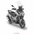 Givi Specific screen, transparent 65 x 50 cm (HxW) Honda ADV 350 2022- - Moottoripyörän katteet ja tuulenohjaimet - D450940 - 1