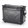 Givi Trekker Outback EVO Black alum. side-case left, 37 ltr, sold without lock - Moottoripyörän kovat laukut - D504030 - 1