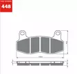GOLDFREN Jarrupalat 448 Ceramic Carbon AD - Moottoripyörän jarrupalat - D530290 - 1