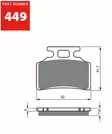 GOLDFREN Jarrupalat 449 Ceramic Carbon AD - Moottoripyörän jarrupalat - D530330 - 1