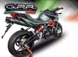GPR Aprilia Shiver 900 2017/20 e4 Pair EC-Approv. slip-on exhaust GP Evo4 Poppy - Moottoripyörän äänenvaimentimet - D422740 - 8