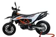 GPR Ktm Enduro 690 R 2019/20 e4 EC-Approv. slip-on exhaust catalized GP Evo4 Bla - Moottoripyörän äänenvaimentimet - D426550 - 4