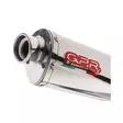 GPR Yamaha Bt Bulldog 1100 2002/07 Pair EC-Approv. slip-on exhaust Trioval - Moottoripyörän äänenvaimentimet - D423100 - 2