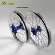 Haan wheel KTM/HVA EXC 24-.. rear 17- 5,00 sil rim-blue hub, sil spokes, blue ni - Moottoripyörän vanteet - D498110 - 1