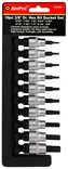 Kuusiokärkihylsysarja 3/8" sae 10-os. - Hylsysarjat - LX930 - 1