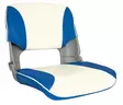 OS SKIPPER SEAT FOLDING UPHOLSTERED BLUE/WHITE - Veneen istuimet ja tuolit - D241100 - 1