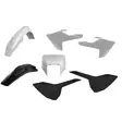 Polisport kit w/ mask Husqvarna TE/FE(17-19) White/black (1) - Offroad muovisarjat - D343720 - 1