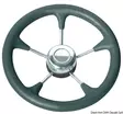 Polyurethane steer. wheel SS spokes Ø 280 mm black - Veneen ohjauspyörät - D258840 - 1