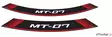 Puig Kit 8 Rim Strips Mt-07 C/Red - Moottoripyörän vanneteipit - D302010 - 1