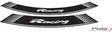 Puig Kit 8 Rim Strips Racing C/Silver - Moottoripyörän vanneteipit - D298680 - 1