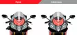 Puig Kit Of Wings For Aprilia Rsv4Rf/Rr C/Black - Moottoripyörän katteet ja tuulenohjaimet - D337390 - 1