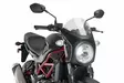 Puig Semifairing Matt Black Suzuki Sv650 16'- C/Smoke - Moottoripyörän katteet ja tuulenohjaimet - D337880 - 1