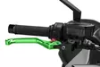 Puig Unfoldable Brake Lever 4.0. C/Green Selector C/Red - Moottoripyörän vivut ja vivunrungot - D529710 - 1