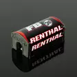 Renthal Fatbar36 Pehmuste Musta/Valkoinen/Punainen - Moottoripyörän ohjaustangon pehmusteet - D446350 - 1