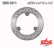 Sbs Jarrulevy Standard - Moottoripyörän jarrulevyt - D241820 - 1