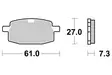 Sbs Jarrupalat Carbon Tech - Moottoripyörän jarrupalat - D220500 - 1