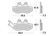 Sbs Jarrupalat Ceramic (774HF) - Mopon ja skootterin jarrupalat - D52740 - 2
