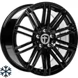 Tomason TN18 Black painted alumiinivanne 8.0x18 - 18-tuumaiset alumiinivanteet - 499-78260 - 1