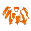 UFO Muovisarja 6-osainen Oranssi 127 KTM EXC/EXC-F 125-450 17-19 - Offroad muovisarjat - D268630 - 1