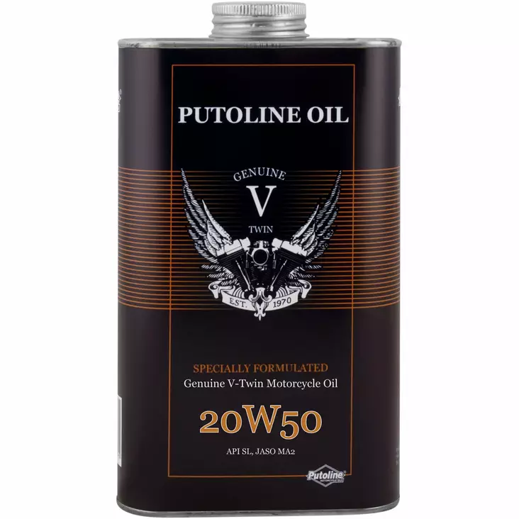 Putoline Genuine V-Twin 20W-50- 1L (6) - Motorsport varaosat ja tarvikkeet - D546310 - 1