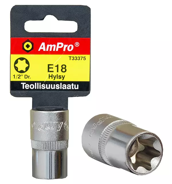E-torx-hylsyt 1/2" ampro - Hylsyt ja voimahylsyt - LX4520 - 1