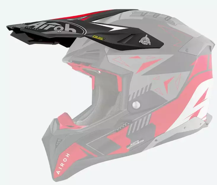 Airoh Aviator 3 Peak Spin Red Matt - Offtoad kypärien lipat - D499100 - 1