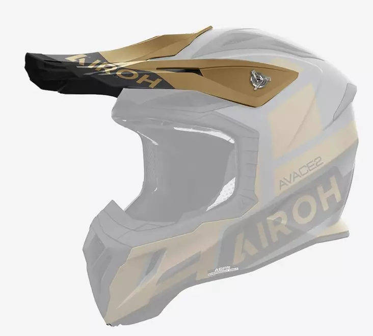 Airoh Aviator Ace 2 Peak Sake Gold Matt - Offtoad kypärien lipat - D499140 - 1